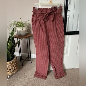 Sienna Sky Rust Striped Pants